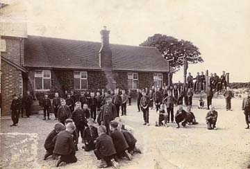 The Standon boys take some well earned rest from their farming duties.