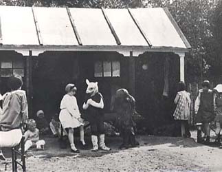 At special events such as bazaars and fêtes, children's homes would often stage a play to entertain the guests.