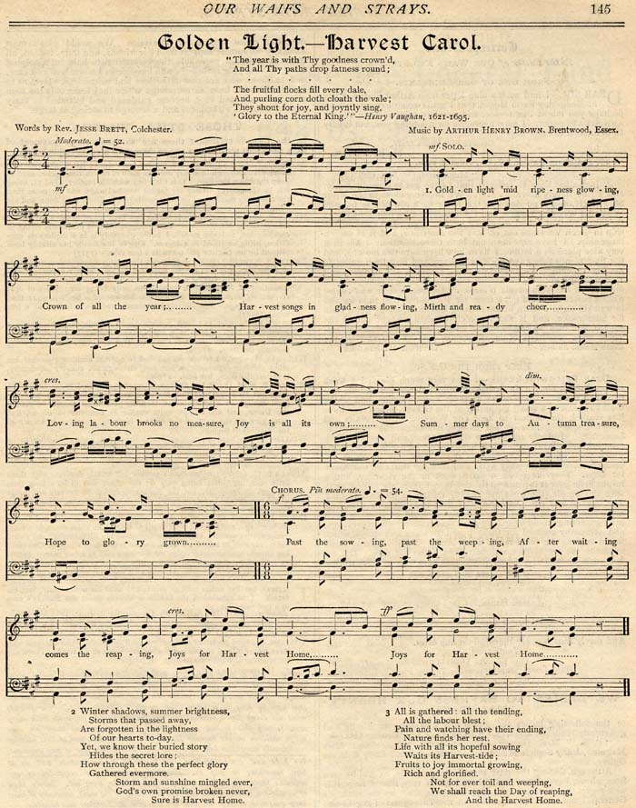 A hymn written for the Society