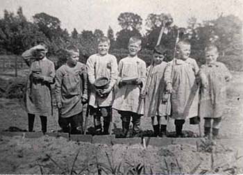 Gardening was encouraged as a healthy and practical hobby. Home grown fruit and vegetables were a welcome addition to any Matron's kitchen.